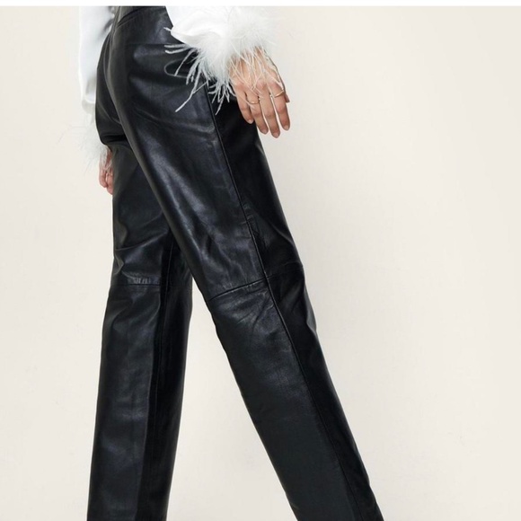 Nasty Gal Leather Pants - Picture 2 of 4